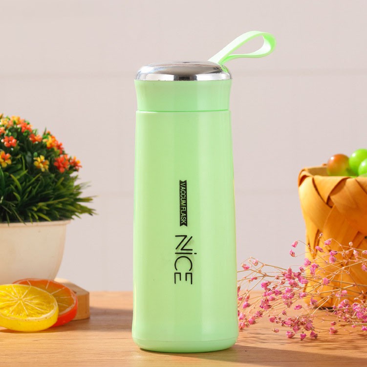 Bình Nước Thủy Tinh 2 Lớp chữ NICE Cách Nhiệt Thời Trang - Ảnh 5