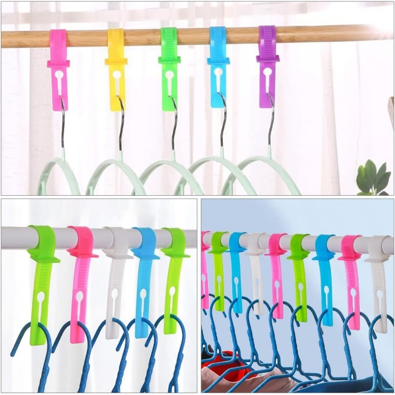 Dây Phơi Cố Định Gắn Móc Quần Áo (Silicone) Chống Gió Bay Quần Áo Tiện Dụng Cho Gia Đình - Ảnh 9