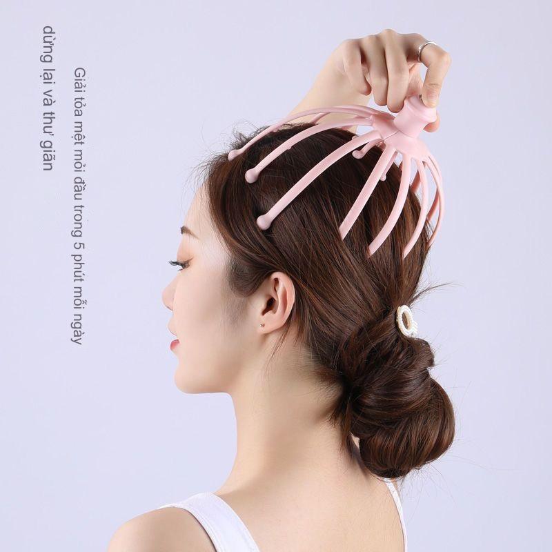 Dụng Cụ Massage Đầu 18 Chân Bi Lăn Đa Hướng, Bi Lăn Mượt Mà Thiết Kế Độc Đáo, Gãi Là Mê - Ảnh 6