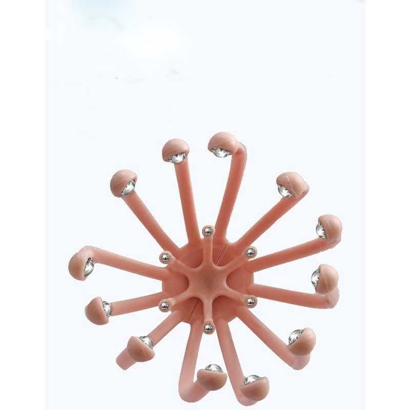 Dụng Cụ Massage Đầu 18 Chân Bi Lăn Đa Hướng, Bi Lăn Mượt Mà Thiết Kế Độc Đáo, Gãi Là Mê - Ảnh 4