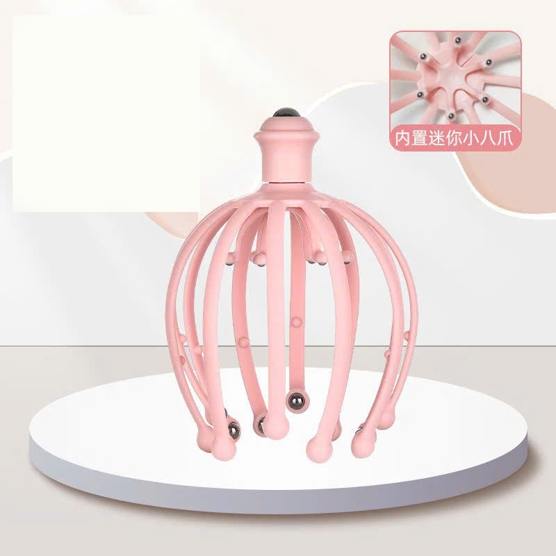 Dụng Cụ Massage Đầu 18 Chân Bi Lăn Đa Hướng, Bi Lăn Mượt Mà Thiết Kế Độc Đáo, Gãi Là Mê - Ảnh 3