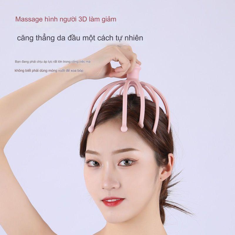 Dụng Cụ Massage Đầu 18 Chân Bi Lăn Đa Hướng, Bi Lăn Mượt Mà Thiết Kế Độc Đáo, Gãi Là Mê - Ảnh 2