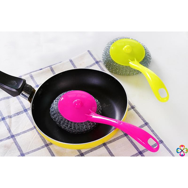 Cọ Rửa Chảo Có Tay Cầm Tiện Lợi - Ảnh 2
