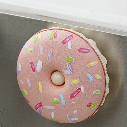 Miếng rửa chén bọt biển (HÌNH BÁNH Donut) rửa chén hình hoạt họa đáng yêu, rửa bát cute - Ảnh 2