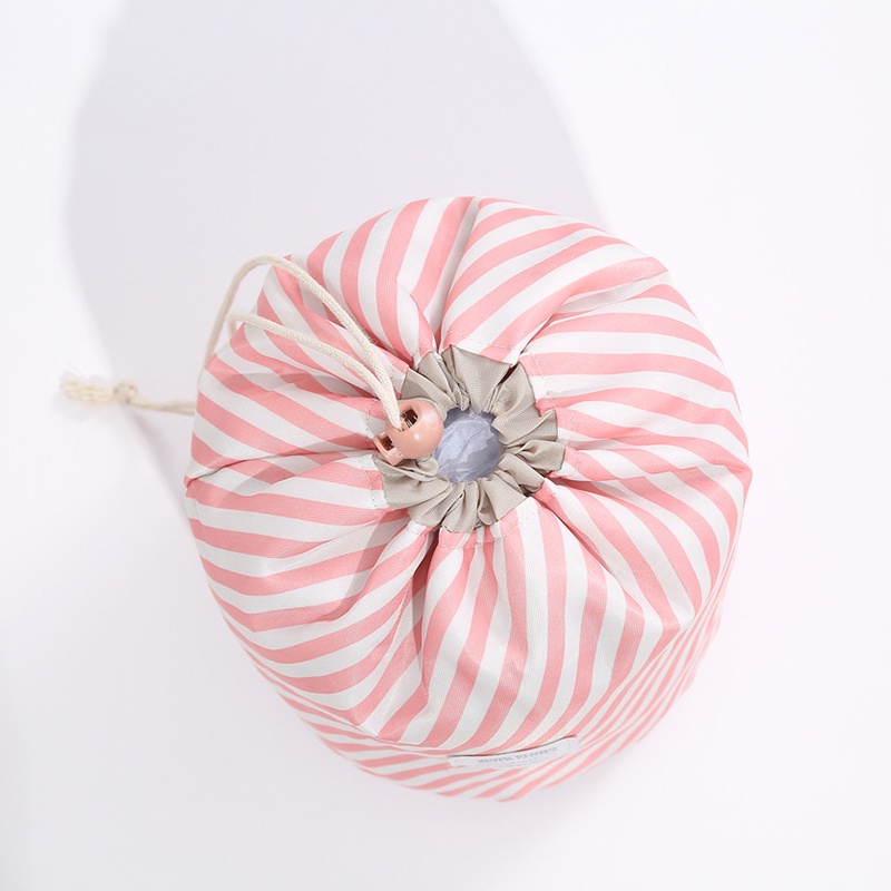 Túi Đựng Mỹ Phẩm Hình Tròn Có Dây Rút Tiện Dụng Cho Du Lịch (DL01) - Ảnh 3