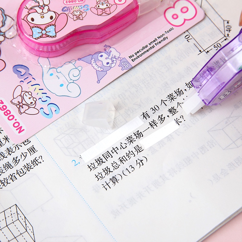 BÚT XOÁ, VIẾT XOA Băng Keo hình thú nhỏ dễ thương tiện lợi - Ảnh 4