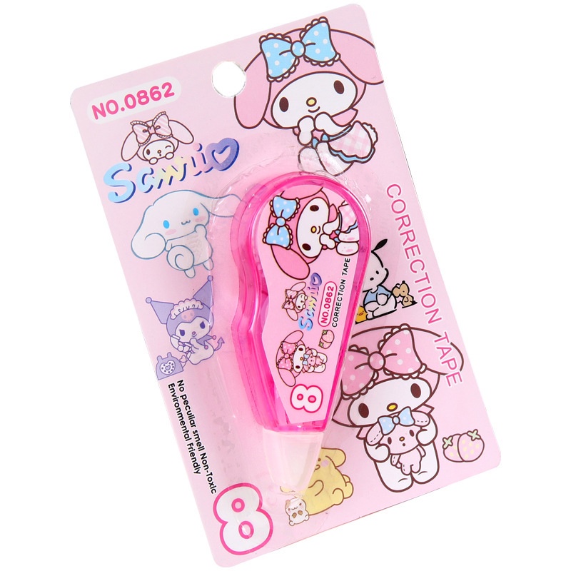 BÚT XOÁ, VIẾT XOA Băng Keo hình thú nhỏ dễ thương tiện lợi - Ảnh 3