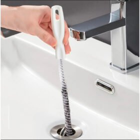 Cây Thông Tắc CƯỚC SỢI XOẮN Ngăn Nghẹt Cống, Bồn Cầu, Bồn Rửa Chén, Lavabo,...Dài 45cm - Cây Móc Rác, Tóc