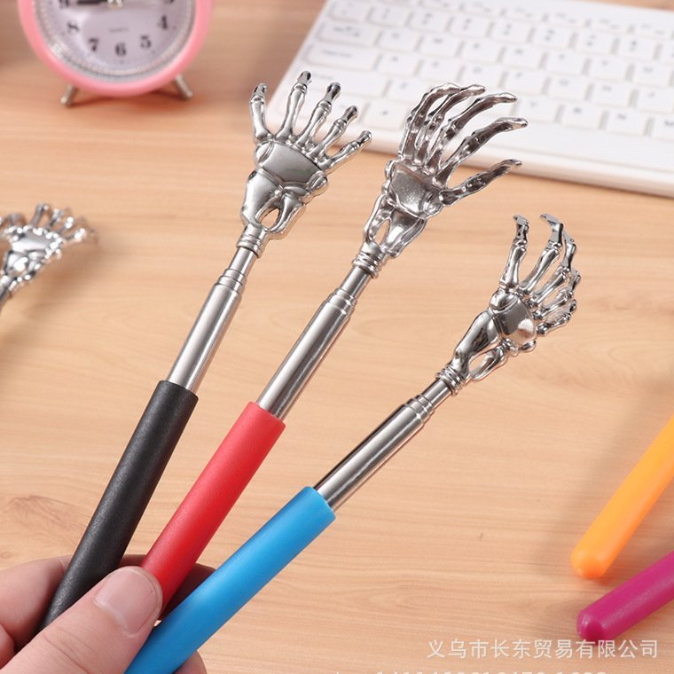 SET 2 Cây Gãi Ngứa Lưng cán bọc nhựa (LU2) - Cây Gãi Lưng Hình Bàn Tay Có thể Tùy Chỉnh Độ Dài Bằng Thép Không Gỉ - Ảnh 5