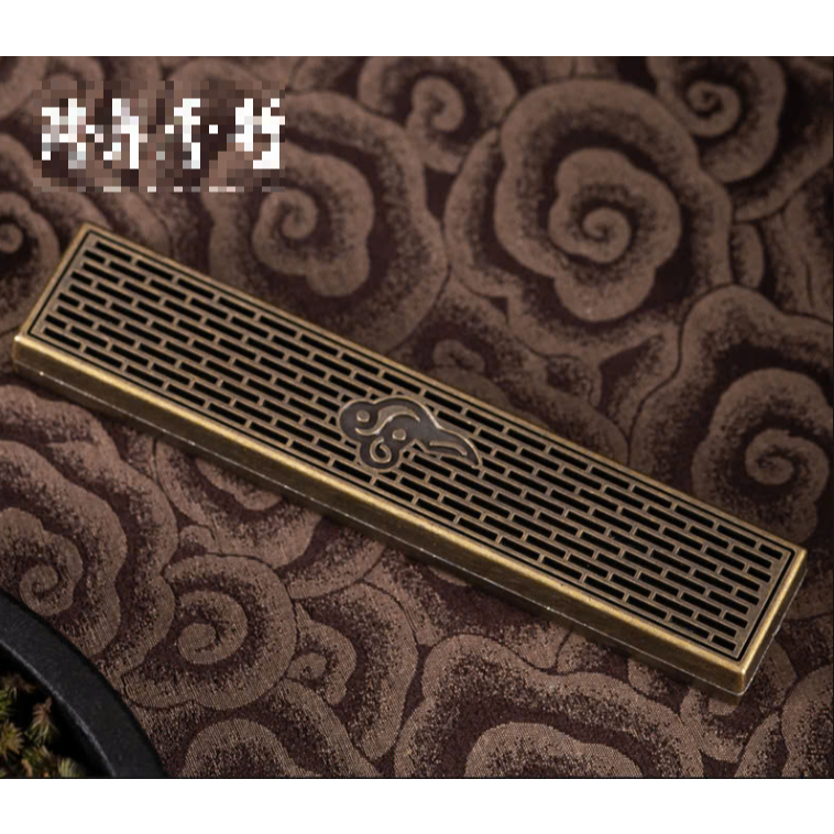 Hộp Đốt Nhang Trầm Không Tăm - Khay Xông Nhang Bằng Đồng Cao Cấp Chạm Hoa Văn Tinh Xảo - Ảnh 8