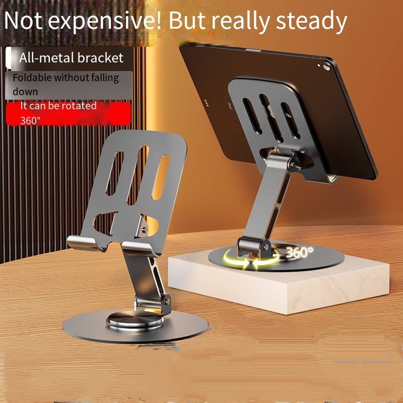 Giá Đỡ Điện Thoại, Máy Tính Bảng HỢP KIM NHÔM Xoay 360, Kệ Để Điện Thoại Xem Phim - Ảnh 8