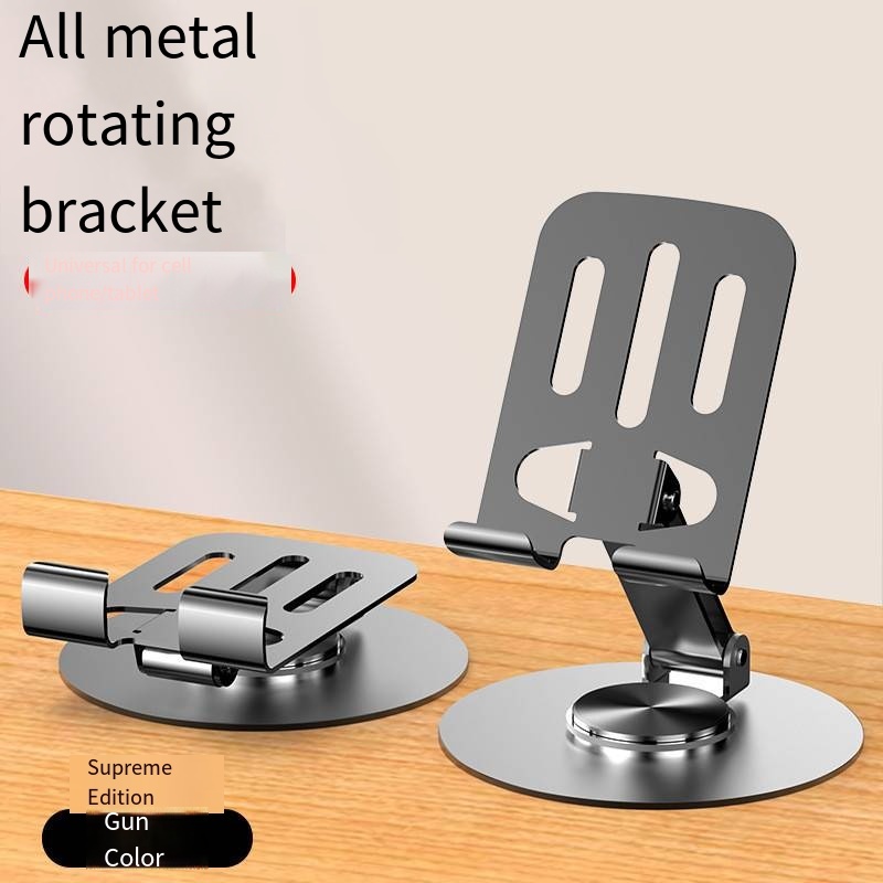 Giá Đỡ Điện Thoại, Máy Tính Bảng HỢP KIM NHÔM Xoay 360, Kệ Để Điện Thoại Xem Phim - Ảnh 2