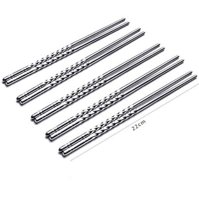 COMBO 5 ĐÔI ĐŨA INOX TAY CẦM XOẮN - Ảnh 7