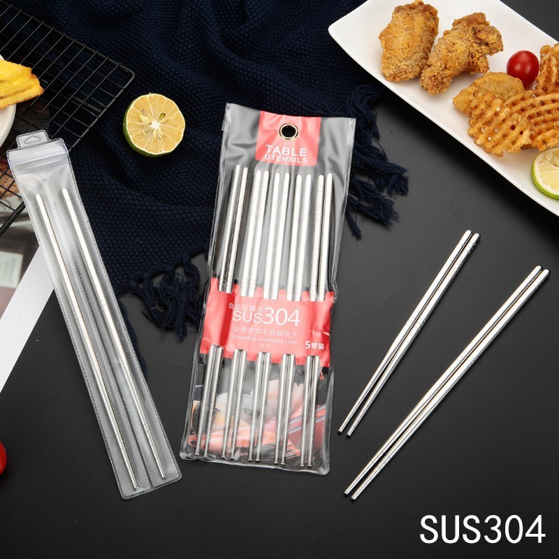 COMBO 5 ĐÔI ĐŨA INOX TAY CẦM XOẮN - Ảnh 6