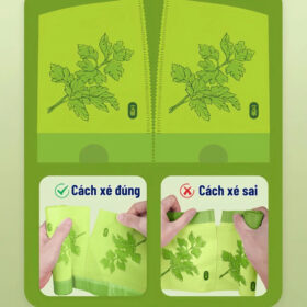 Cuộn 50 Túi đựng rác HƯƠNG NGẢI CỨU khử mùi hôi, xua đuổi ruồi muỗi, côn trùng giữ vệ sinh không gian sống