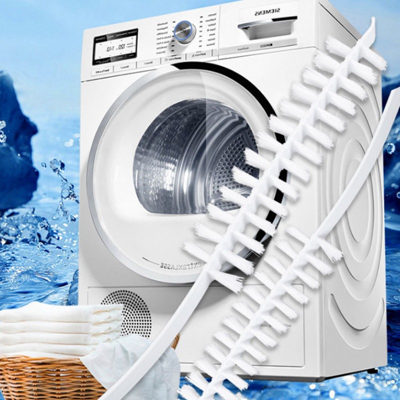 Bàn chải cọ chuyên dụng làm sạch lồng máy giặt cán dài 60cm - Ảnh 4