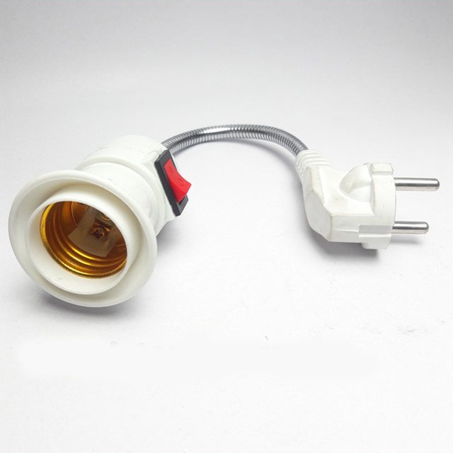 Đuôi Đèn Lò Xo Xoay 360 Độ Kèm Công Tắc - Ảnh 4