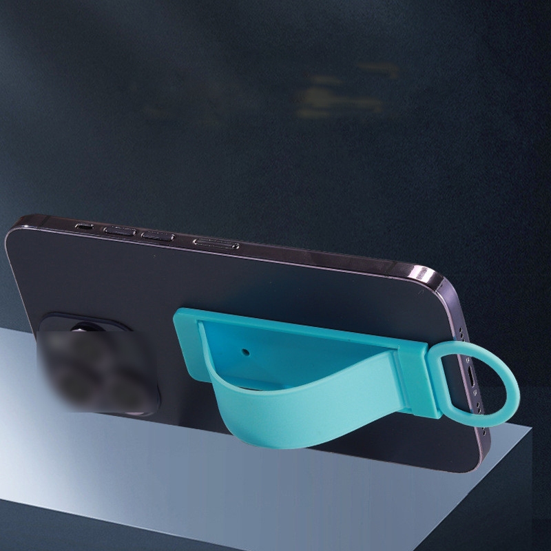 Giá đỡ điện thoại Silicone Dạng Dây Rút Gài Ngón Tiện Lợi