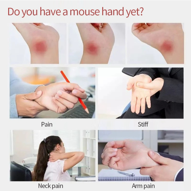 Vòng Đệm Lót Chuột Mềm Mại Bảo Vệ Chay Cổ Tay Màu Sắc Trang Nhã