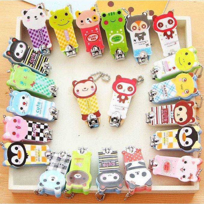 Bấm Móng Tay Cắt Móng Tay Cute Hình Thú làm móc khoá bỏ túi du lịch tiện lợi