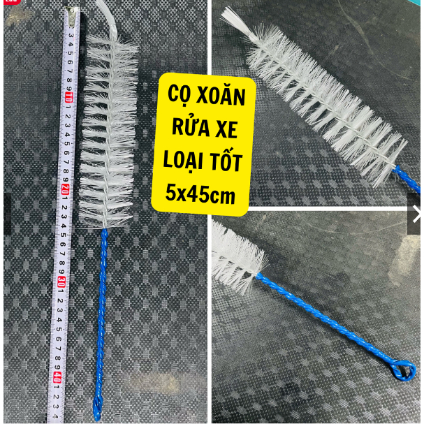 Cọ Rửa Xe Máy, Chà Lốc Máy, Cọ Xúc Chai Lọ (CỌ RỬA ĐUÔI CỨNG) - Ảnh 6