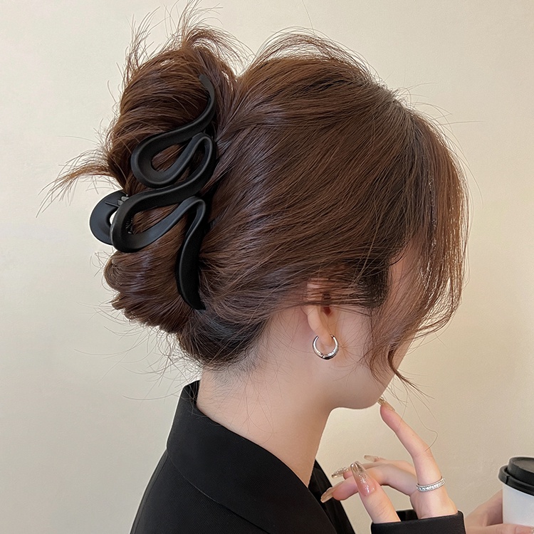 Kẹp Tóc, GẮP TÓC UỐN LƯỢN acrylic Dịu Dàng Cho Nữ thanh lịch - Ảnh 5