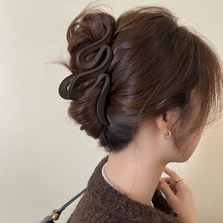 Kẹp Tóc, GẮP TÓC UỐN LƯỢN acrylic Dịu Dàng Cho Nữ thanh lịch - Ảnh 4