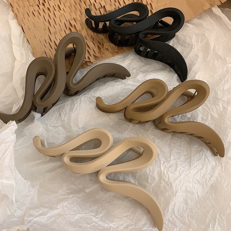 Kẹp Tóc, GẮP TÓC UỐN LƯỢN acrylic Dịu Dàng Cho Nữ thanh lịch - Ảnh 2