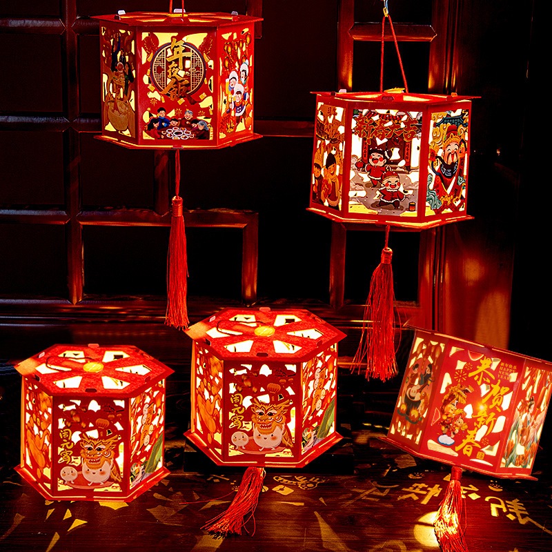 ĐÈN LỒNG HÌNH KHỐI 2025 kèm đèn trang trí ngoài trời, cửa hàng, nhà hàng, siêu thị, quán cafe kèm đèn độc lạ - Ảnh 9