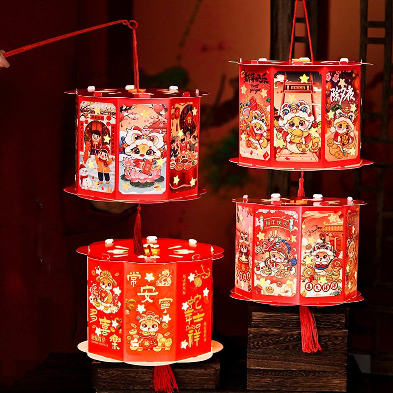 ĐÈN LỒNG HÌNH KHỐI 2025 kèm đèn trang trí ngoài trời, cửa hàng, nhà hàng, siêu thị, quán cafe kèm đèn độc lạ - Ảnh 5