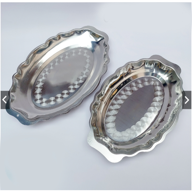 Dĩa Hột Xoài Inox Dĩa bò né, Đĩa hấp cá Cao Cấp - Ảnh 6