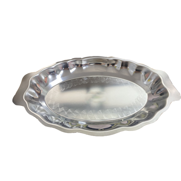 Dĩa Hột Xoài Inox Dĩa bò né, Đĩa hấp cá Cao Cấp - Ảnh 3