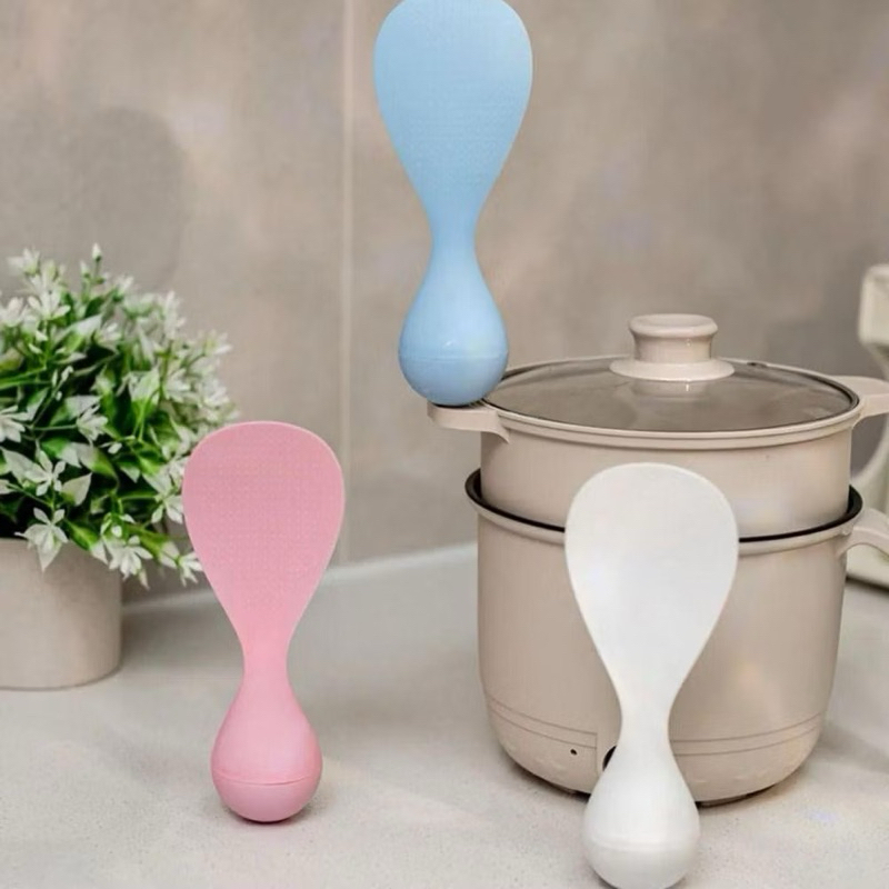 Muôi Xới Cơm Vá Cơm Lật Đặt Đứng Chống Dính – Không Dính Cơm, Để Đứng Tiện Lợi - Ảnh 5