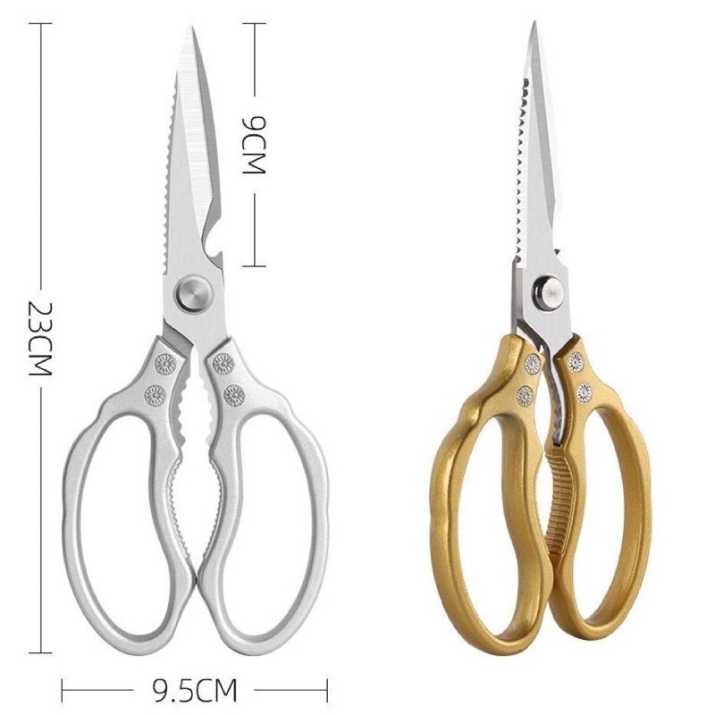 KÉO HỘP KIM NHÔM ĐA NĂNG 23cm khui nắp chai, đánh vảy, kẹp càng cua, trợ lực cắt tiện dụng - Ảnh 6