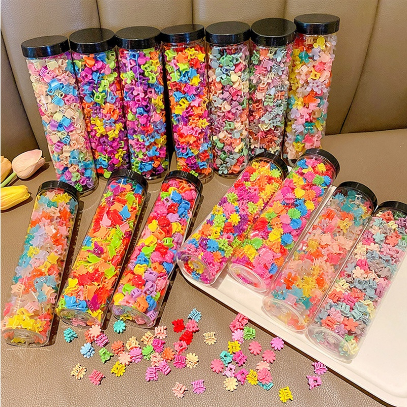 Set 100 Kẹp Càng Cua nhiều màu Dễ Thương Phong Cách Hàn Quốc Cho Bé Gái, cực xinh, cực yêu - Ảnh 4