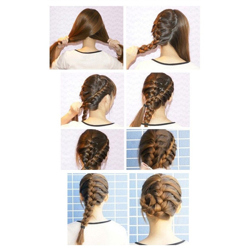 (SET 2) Dụng cụ thắt bím tạo kiểu tóc xương cá tiện lợi - Ảnh 4