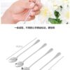Muỗng INOX DÀI chuyên dụng khuấy trà cà phê bằng thép không gỉ dài 18cm (M54)