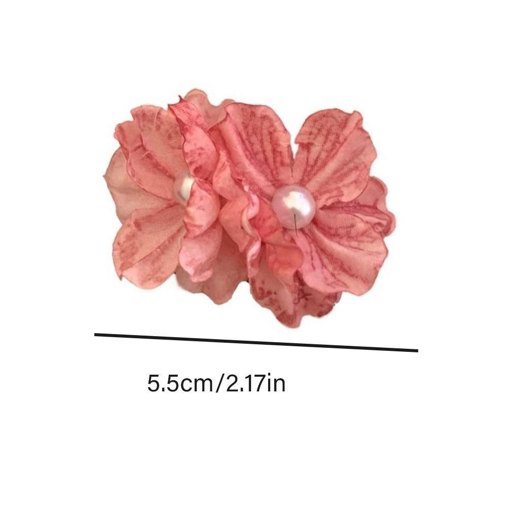 Kẹp Tóc Hoa LỤA MẪU ĐƠN phong cách nhẹ nhàng sang trọng cho bạn nữa thanh lịch - Ảnh 4