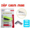 Dụng Cụ Bấm Ghim Mini Văn Phòng Tiện Dụng Cho Học Sinh, Ghim Bấm Có Kèm Ghim, Dập Ghim