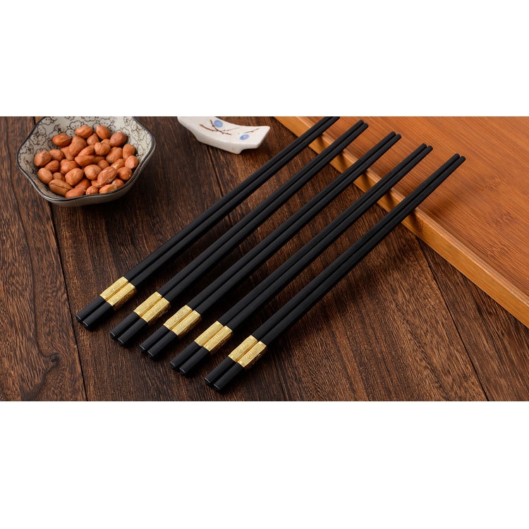 Combo 10 Đôi Đũa Viền Hộp Kim Sang Trọng - Ảnh 3