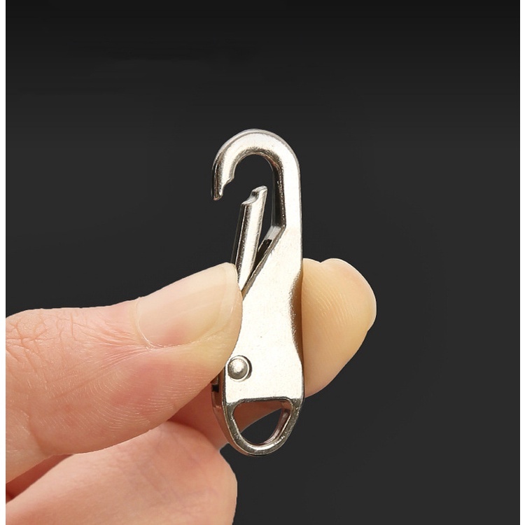 Set 3 Móc Kéo Khóa Balo, Túi Xách, Áo Khoác - Thiết Kế Gài Nhanh - Ảnh 5