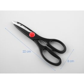 Kéo Nhà Bếp Bằng Thép Đa Chức Năng Cán Màu Đen