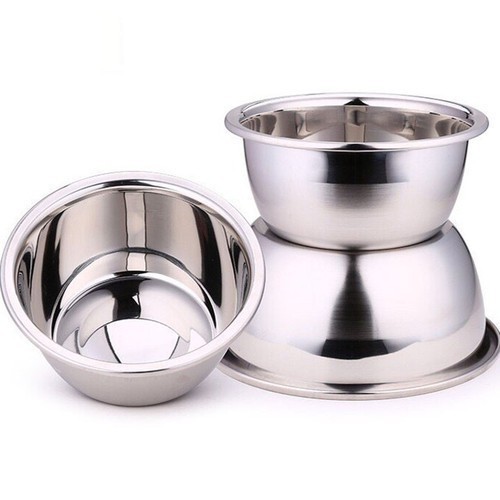 Thau Inox Lòng Sâu Hàng Cao Cấp Dày Dặn Đẹp Sang Trọng - 20cm - Ảnh 6