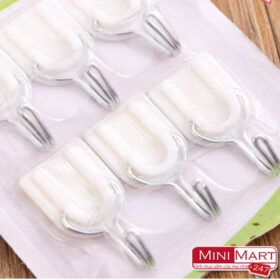 Vỉ 6 móc dính tường (móc dán tường) chắc chắn