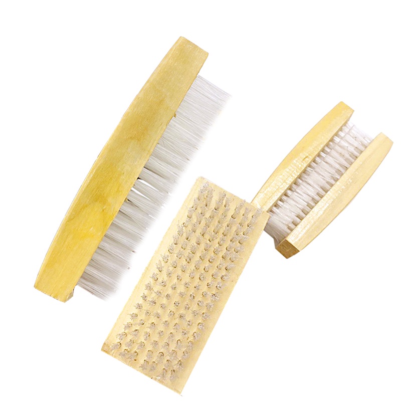 Bàn Chải Giặt Quần Áo, Chà Chân Cán Gỗ Tiện Lợi - Ảnh 6