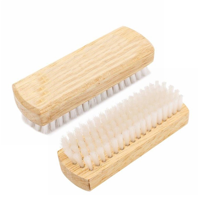 Bàn Chải Giặt Quần Áo, Chà Chân Cán Gỗ Tiện Lợi - Ảnh 3