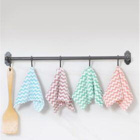 Khăn Lau Chén, Khăn Lau Đa Năng Hút Nước Mạnh, Siêu Mềm Mại - 20x20 Sóng