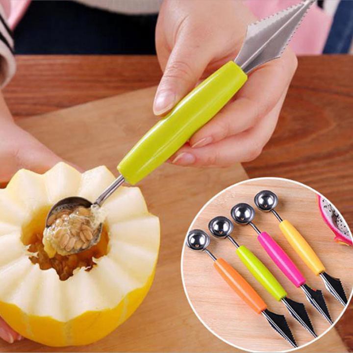 Dụng Cụ Khắc Tỉa Tạo Hình Hoa Quả 2 Đầu - Ảnh 6