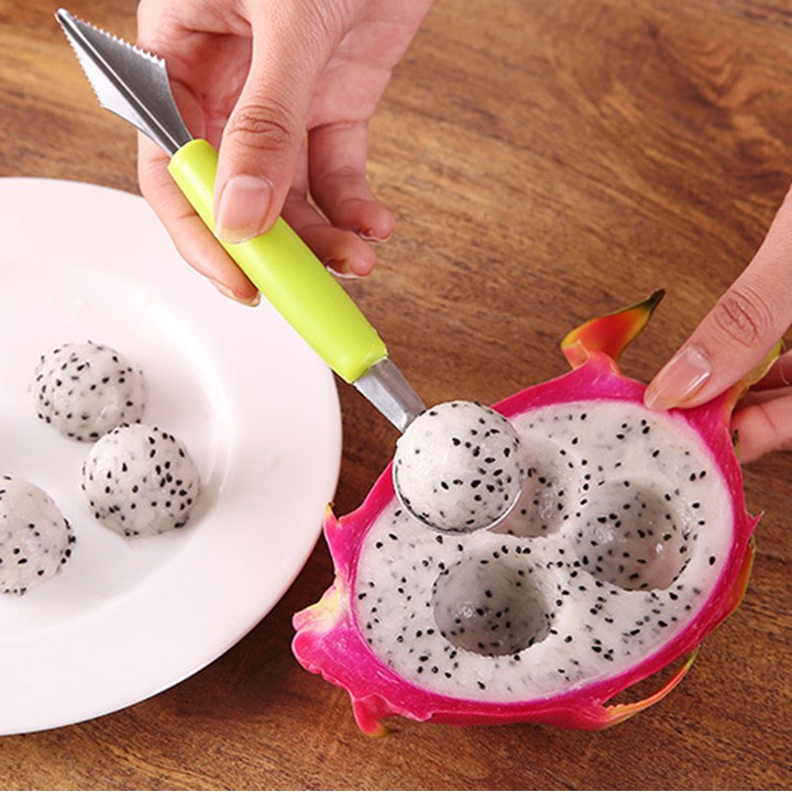 Dụng Cụ Khắc Tỉa Tạo Hình Hoa Quả 2 Đầu - Ảnh 3