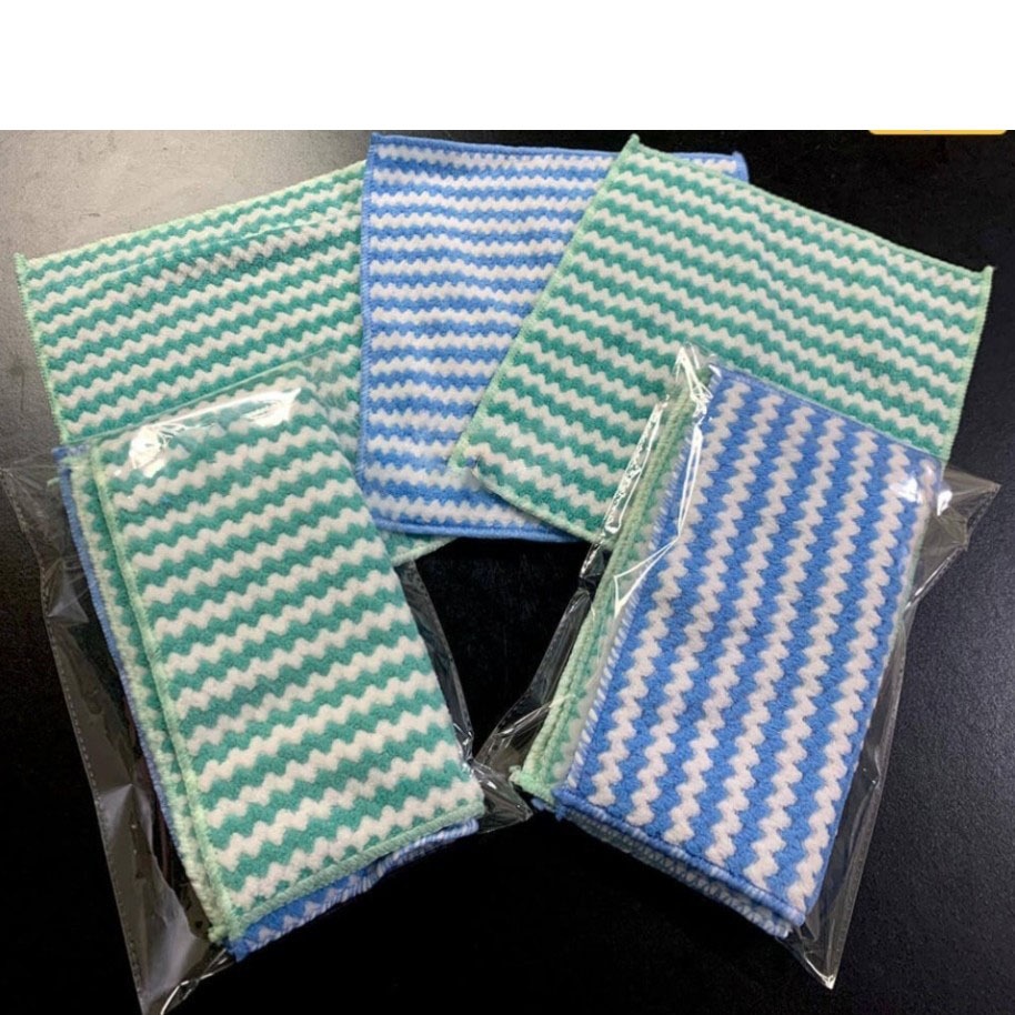 Combo 5 Khăn Lau Chén Bát Đa Năng, Khăn lau chùi nhà bếp sạch mượt dễ giặt sạch, thấm hút cực tốt - Ảnh 8